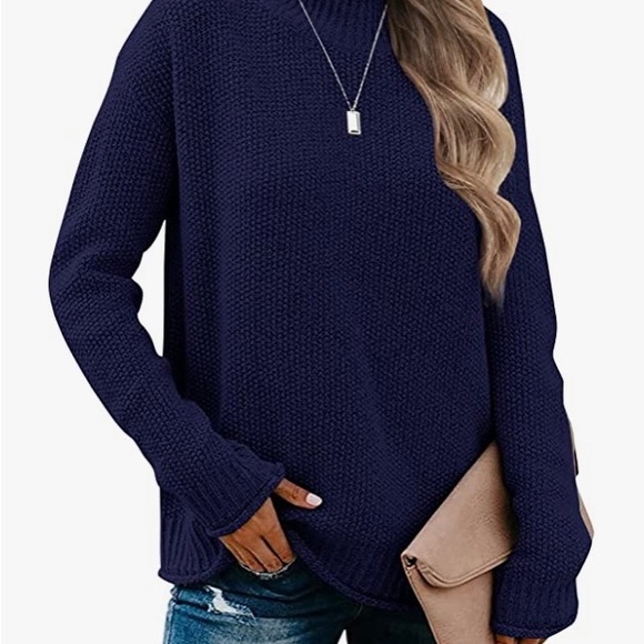 MEROKEETY, Knitted, Crew Neck, Sweater. - Picture 9 of 9